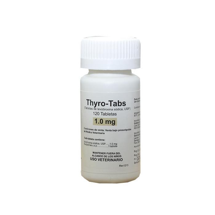 THYRO TABS CANINE 1 0 MG ENV X 120 TAB