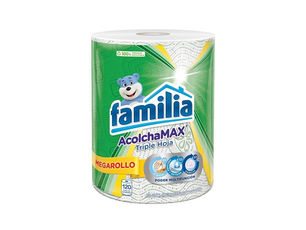 Toallas AcolchaMax triple hoja Familia