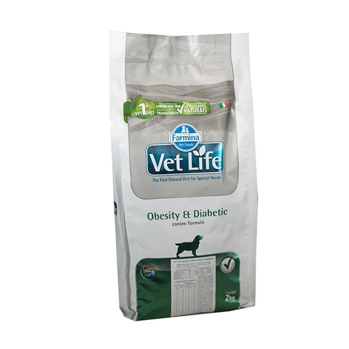 VET LIFE OBESITY & DIABETIC X 2KG