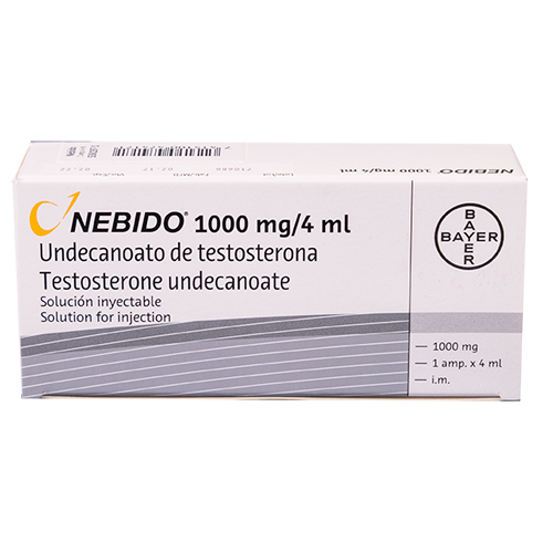 NEBIDO 1000 MG 1 AMP X 4 ML