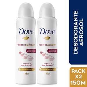 DOVE DESOD AEROSOL DERMOACLAR 2 X 1 X 150 ML