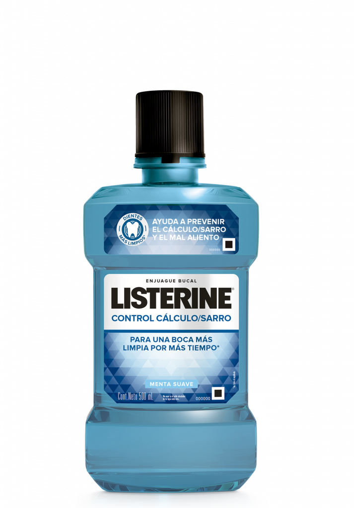 LISTERINE CONTROL CALCULO ZERO ALCOHOL X 500