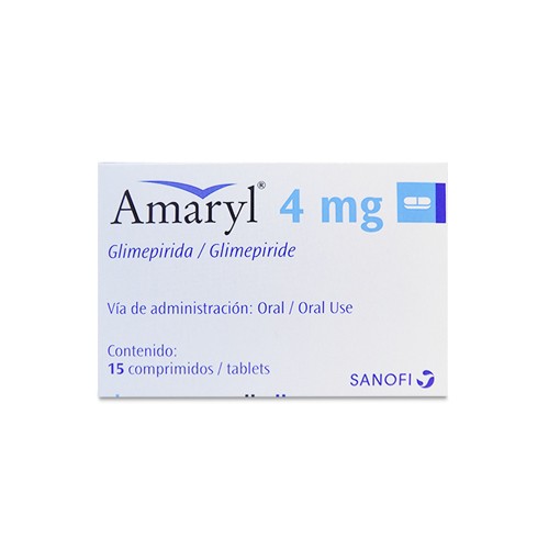 AMARYL 4 MG X 15 COMP (COD 123)