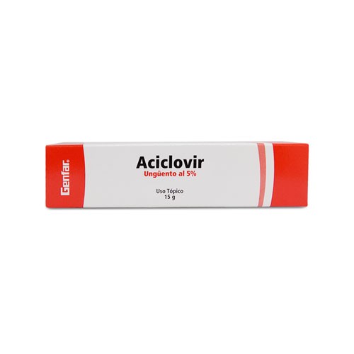 ACICLOVIR UNG TOPICO 5% X 15 GR GF