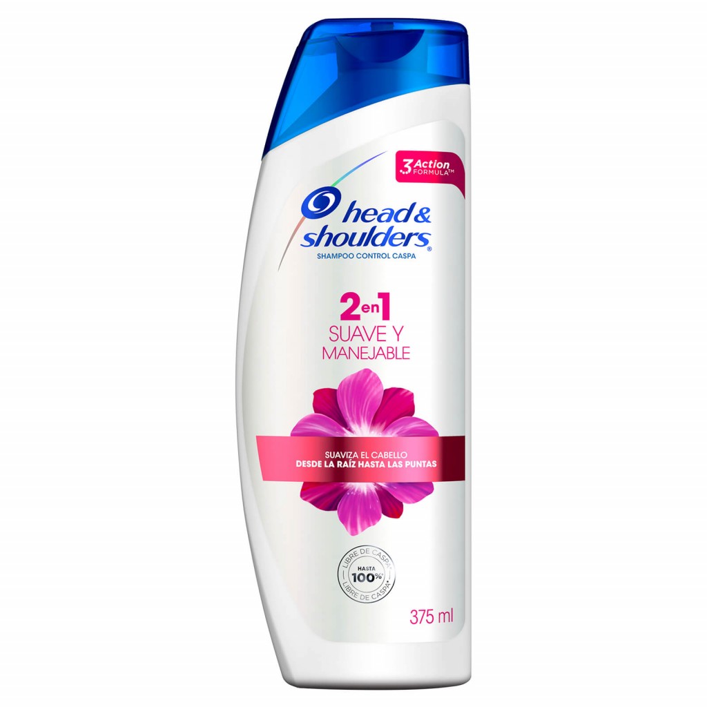 HEADS SHOULDERS SHAM 2 EN 1 SUAVE Y MANE X 375 ML