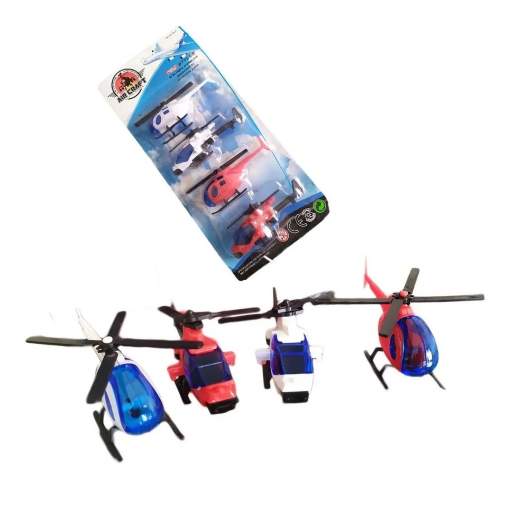 Helicóptero Set X4 Juguete Didacticos Jugueteria Movimientos