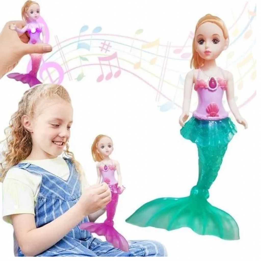Muñeca Sirena Iluminación Juguetes Jugueteria Juegos