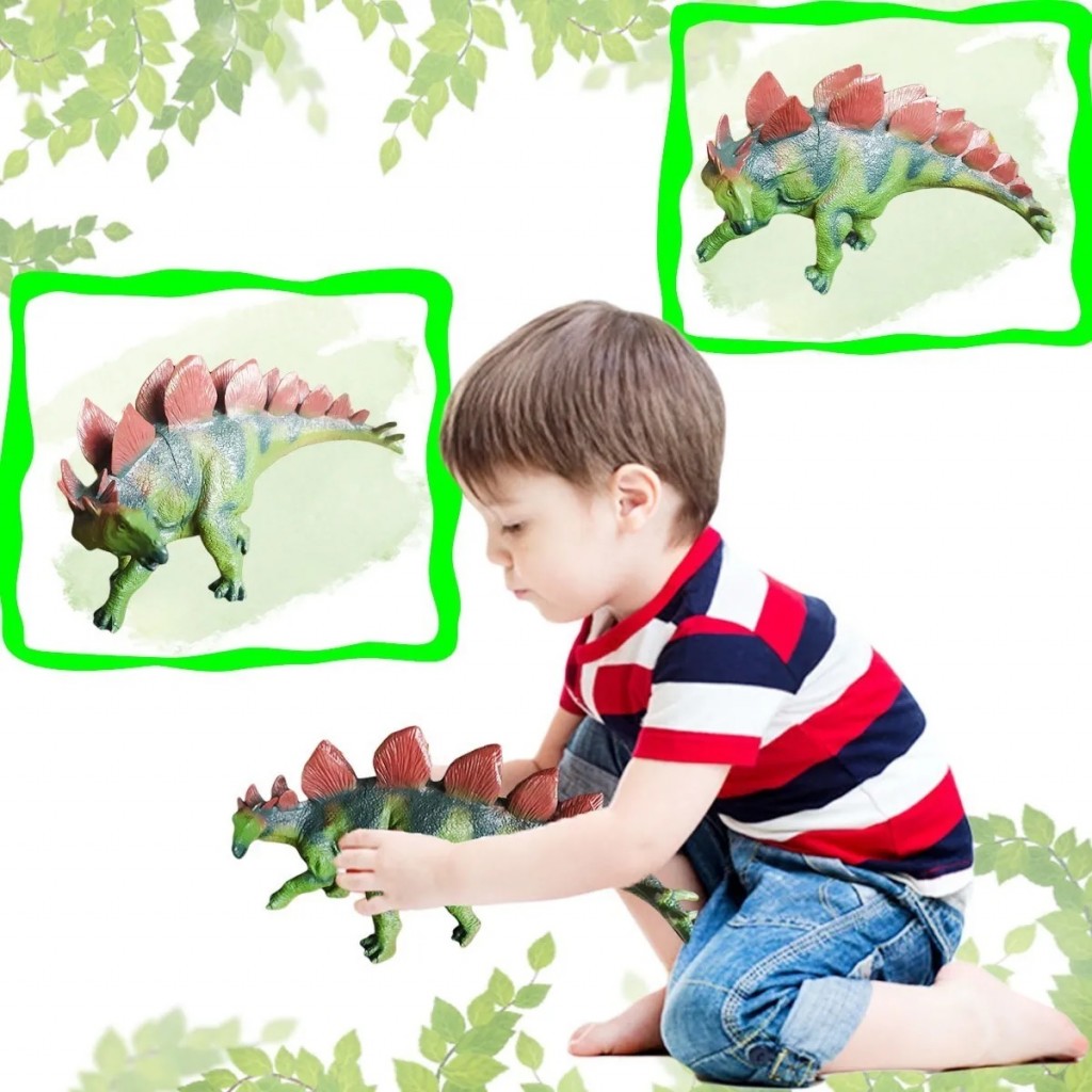 Dinosaurio Juguete Didáctico Estegosaurio Juguetería Dino