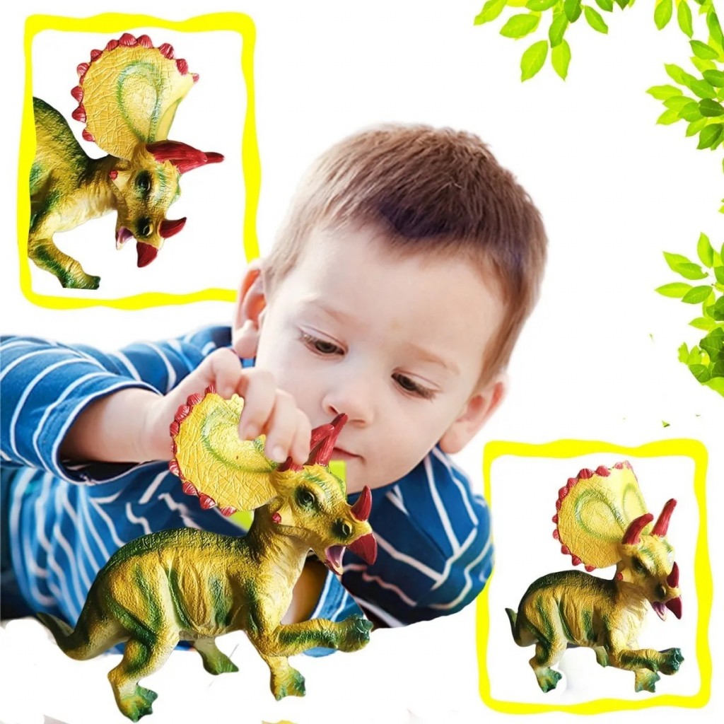 Dinosaurio Juguete Didáctico Triceratops Juguetes