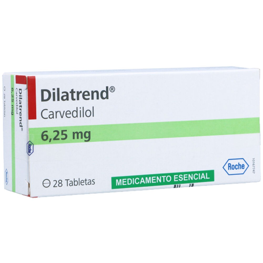 DILATREND 6.25 MG X 28 TAB (REGULADO)