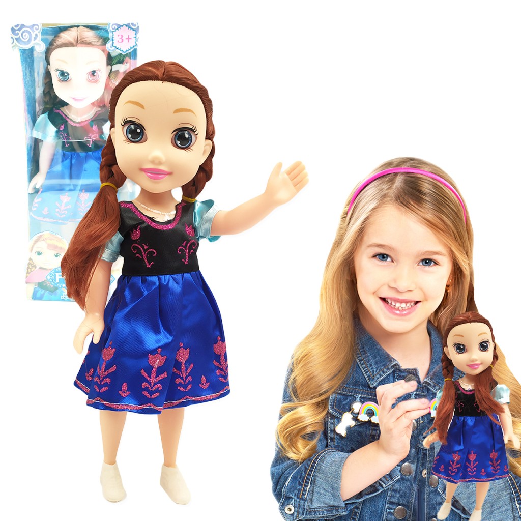 Muñeca Frozen Anna Juguetes Didáctico Musical