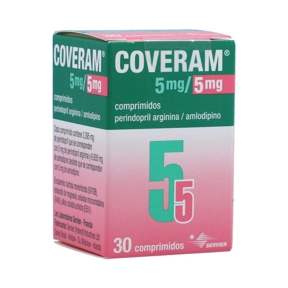 COVERAM 5/5 X 30 COMPRIMIDOS