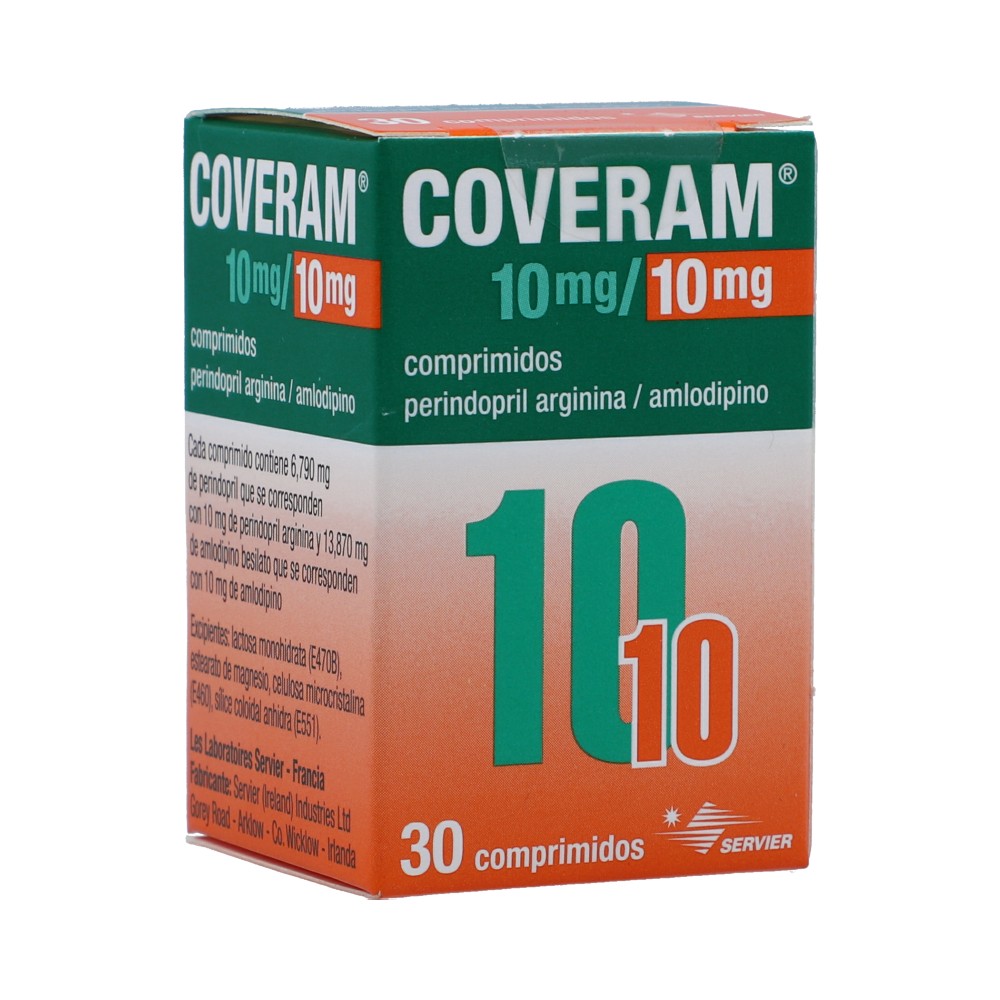 COVERAM 10 MG /10 MG X 30 COMPRIMIDOS