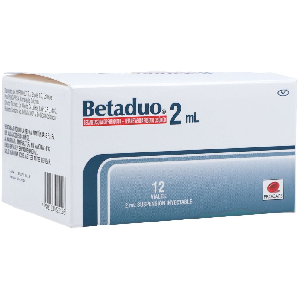 BETADUO 2 ML X 12 AMP