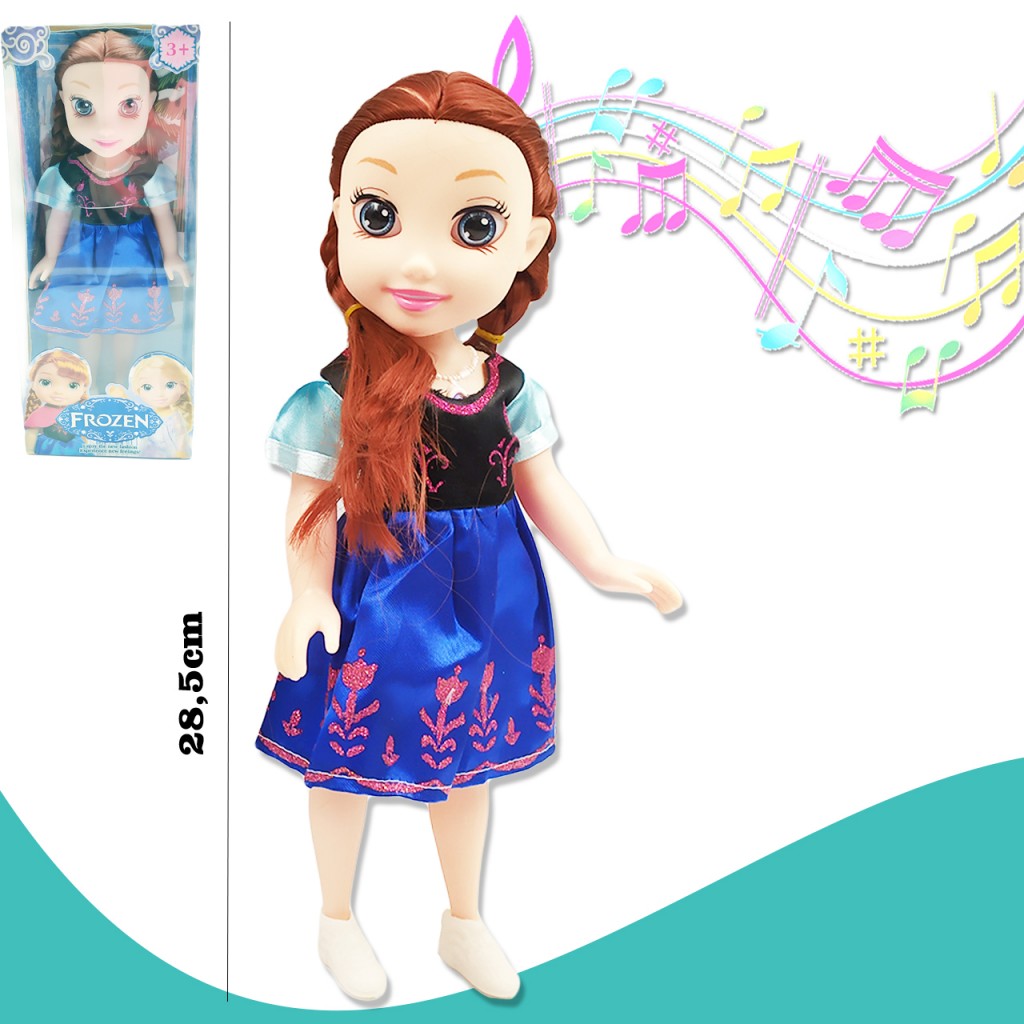 Muñeca Frozen Anna Juguetes Didáctico Musical