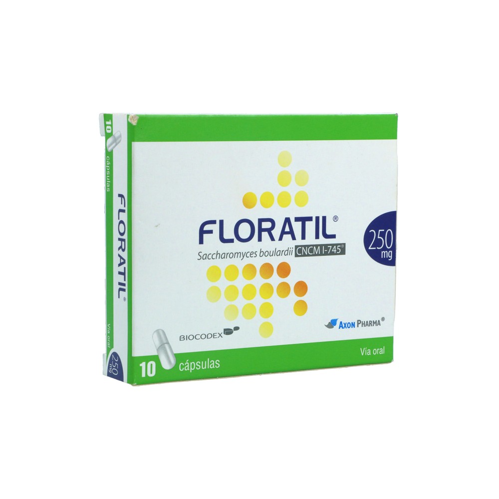 FLORATIL 250 MG X 10 CAP