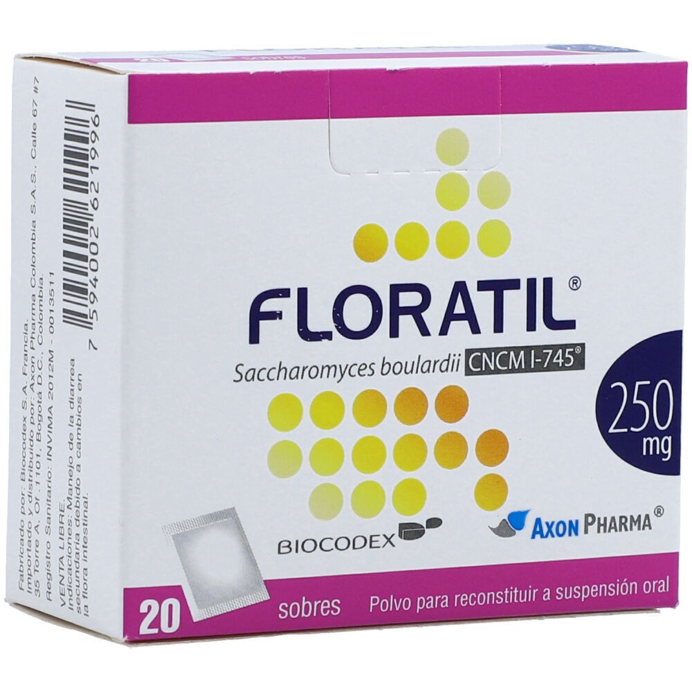 FLORATIL 250 MG X 20 SOB