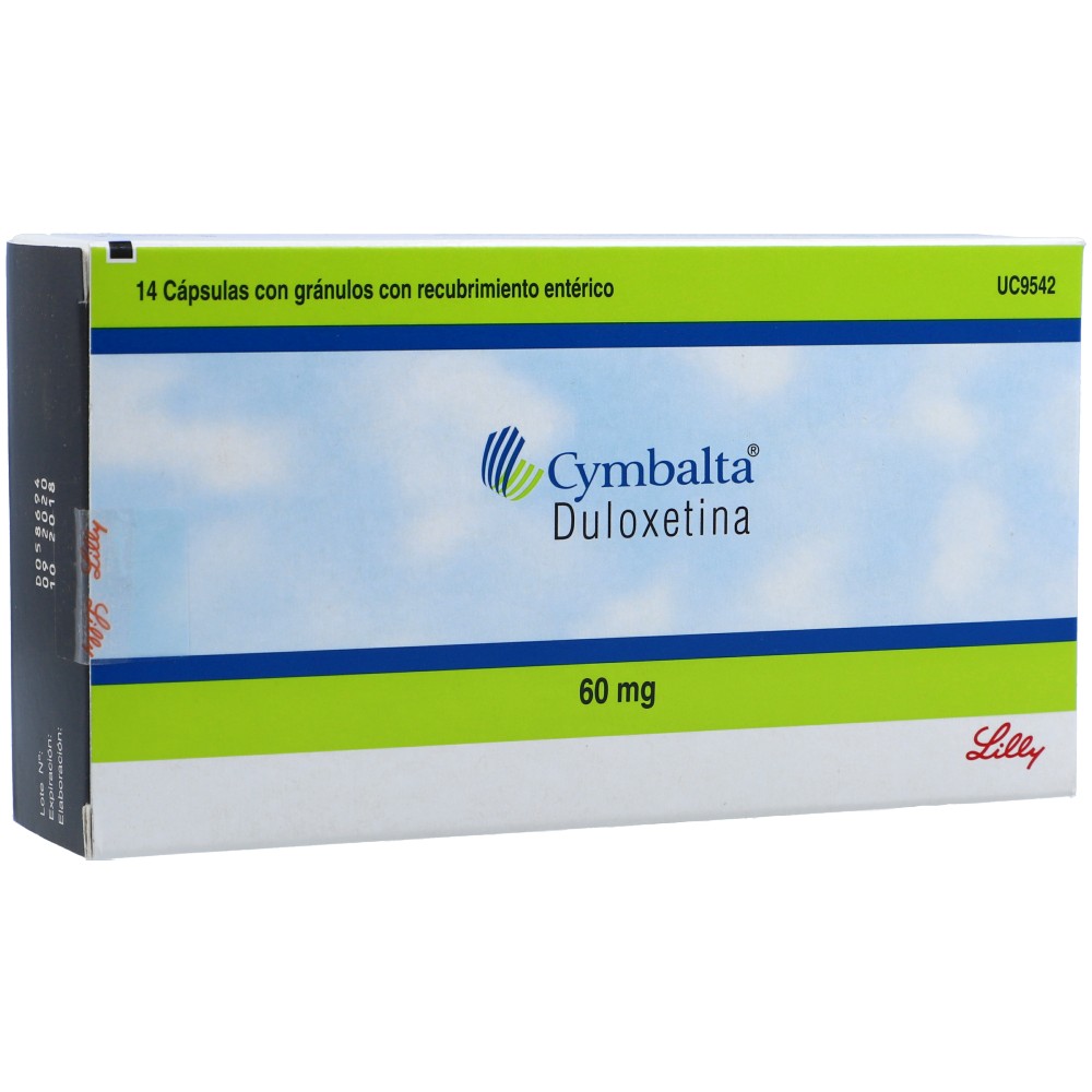 CYMBALTA 60 MG X 14 CAPS  REGULADO