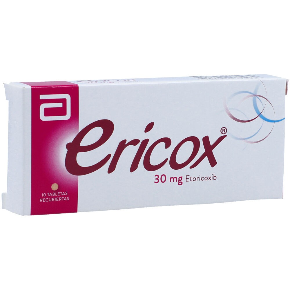 ERICOX 30 MG X 10 TBL RECUB