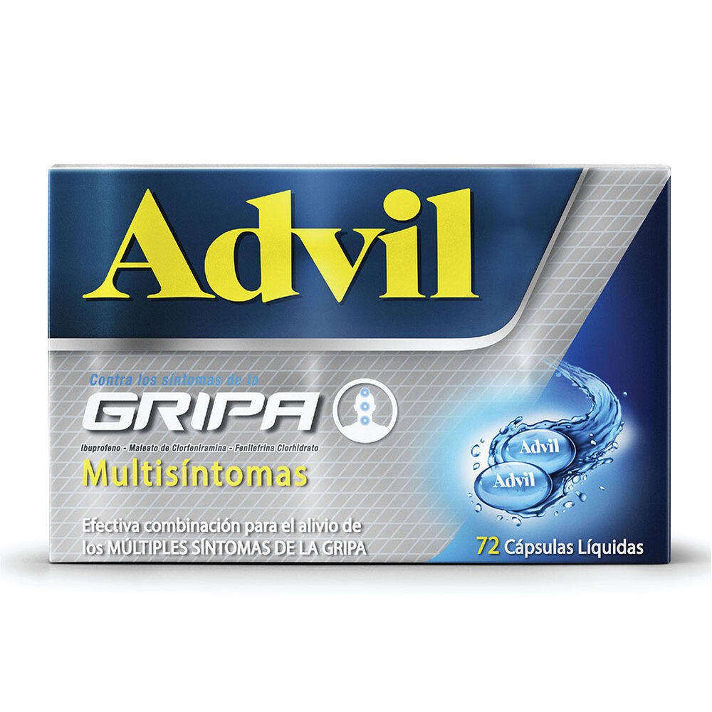 ADVIL GRIPA X 72 CAP SOB X 4