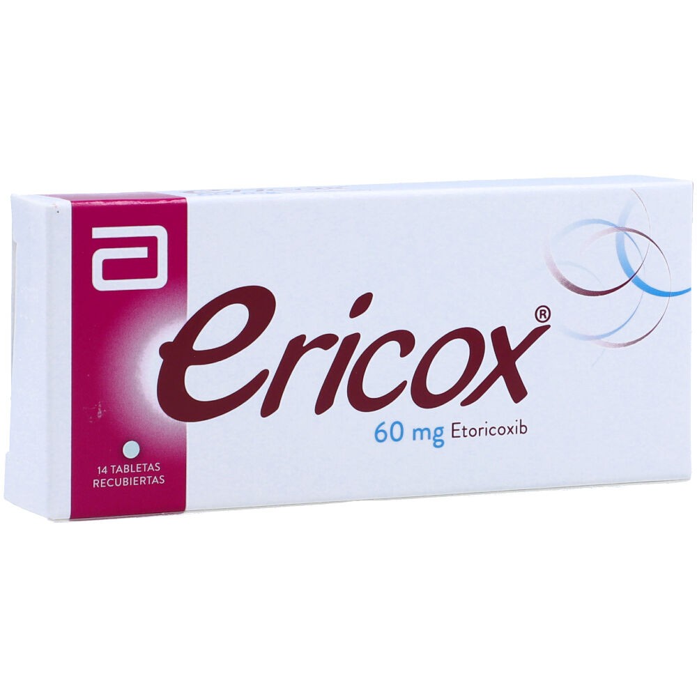 ERICOX 60 MG X 14 TBL