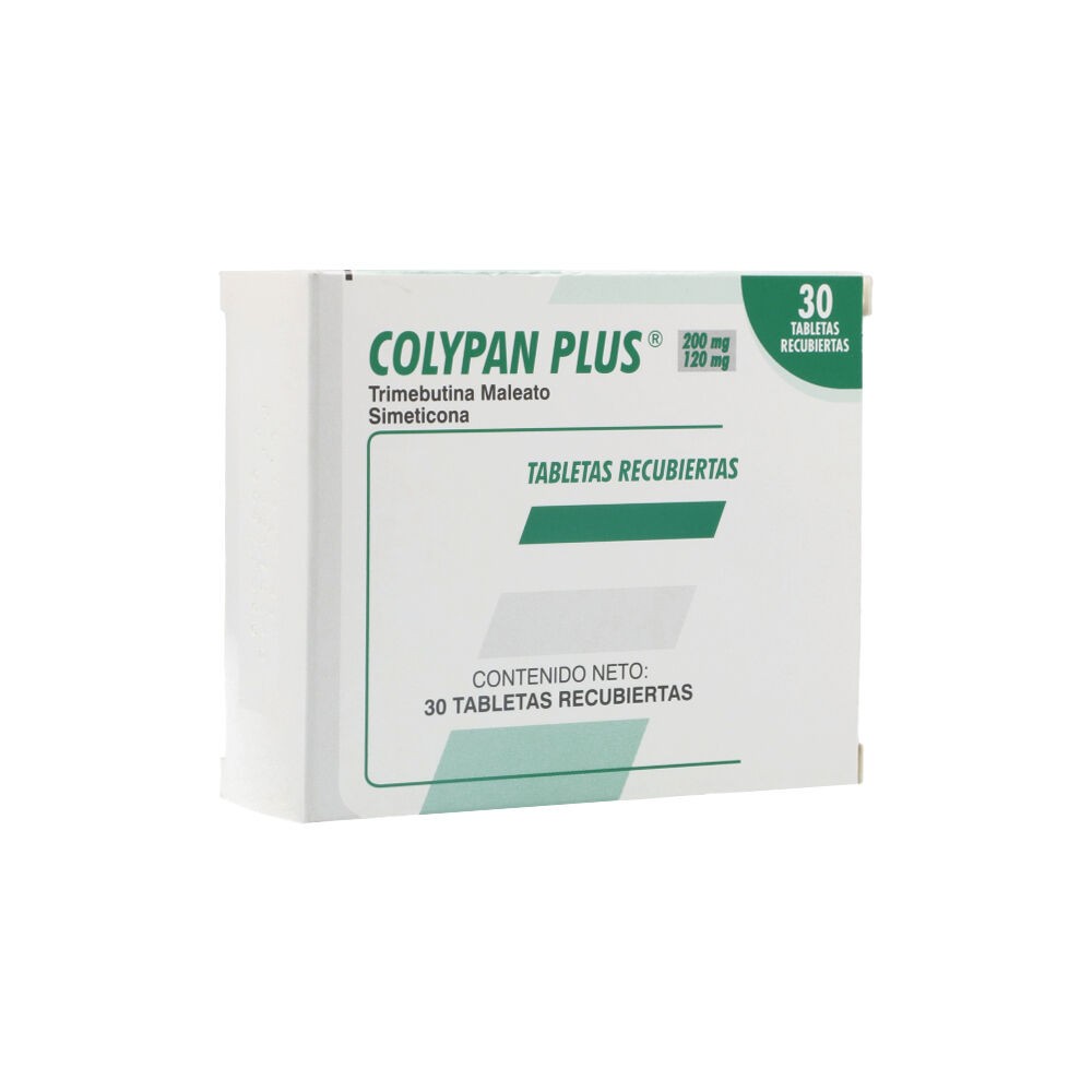 COLYPAN PLUS 200 MG/120MG X 30 TAB
