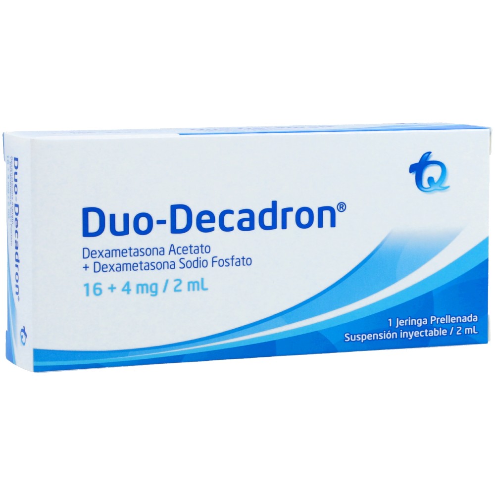DUODECADRON INY 16/4MG/2ML X 1 AMPOLLA