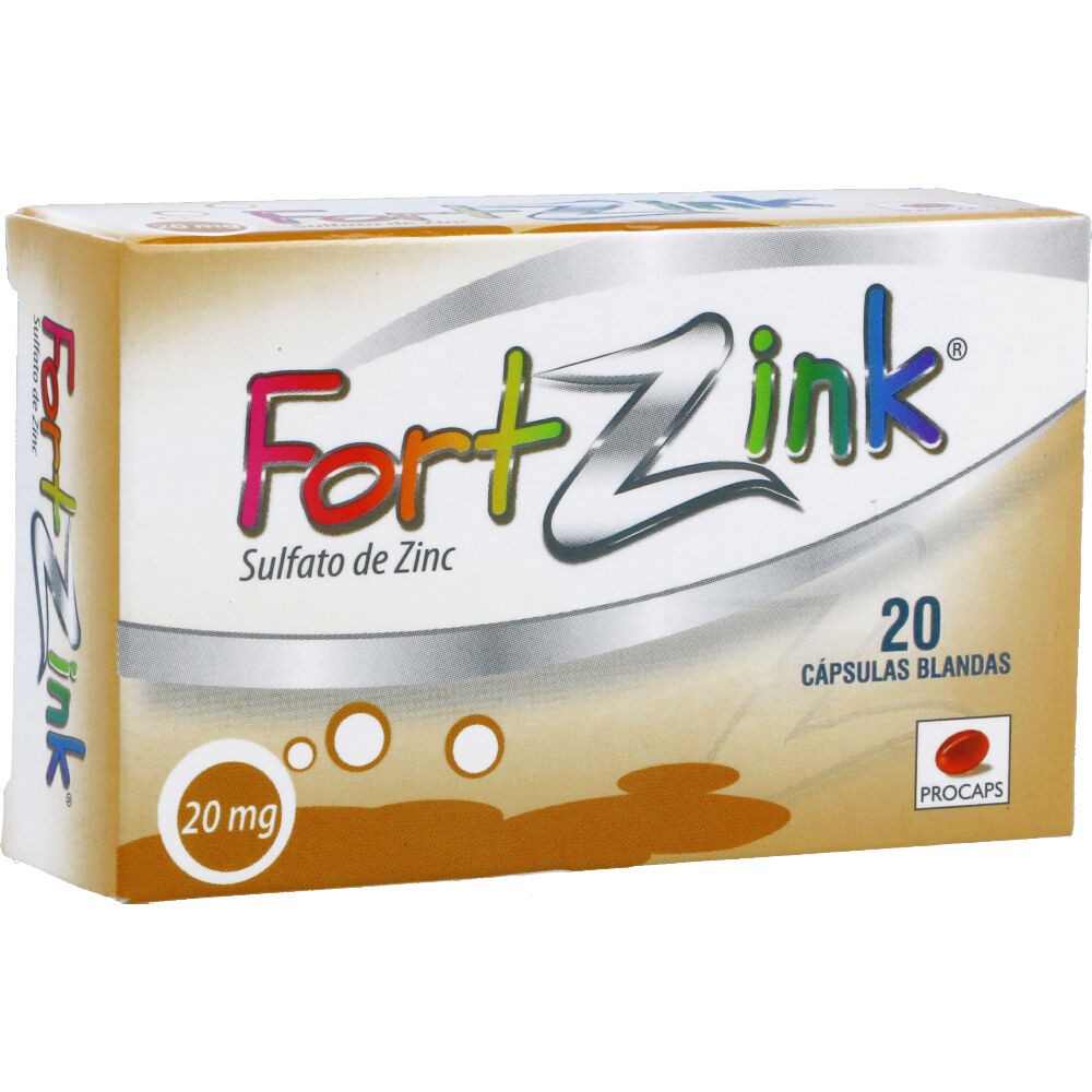 FORT ZINK 20MG X 20 CAP
