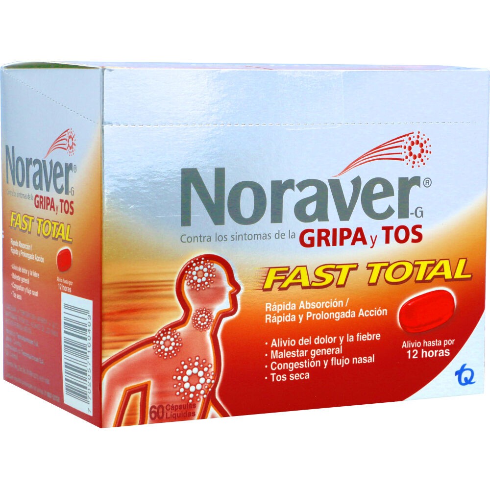 NORAVER GRIPA X 60 CAP SOB X 2