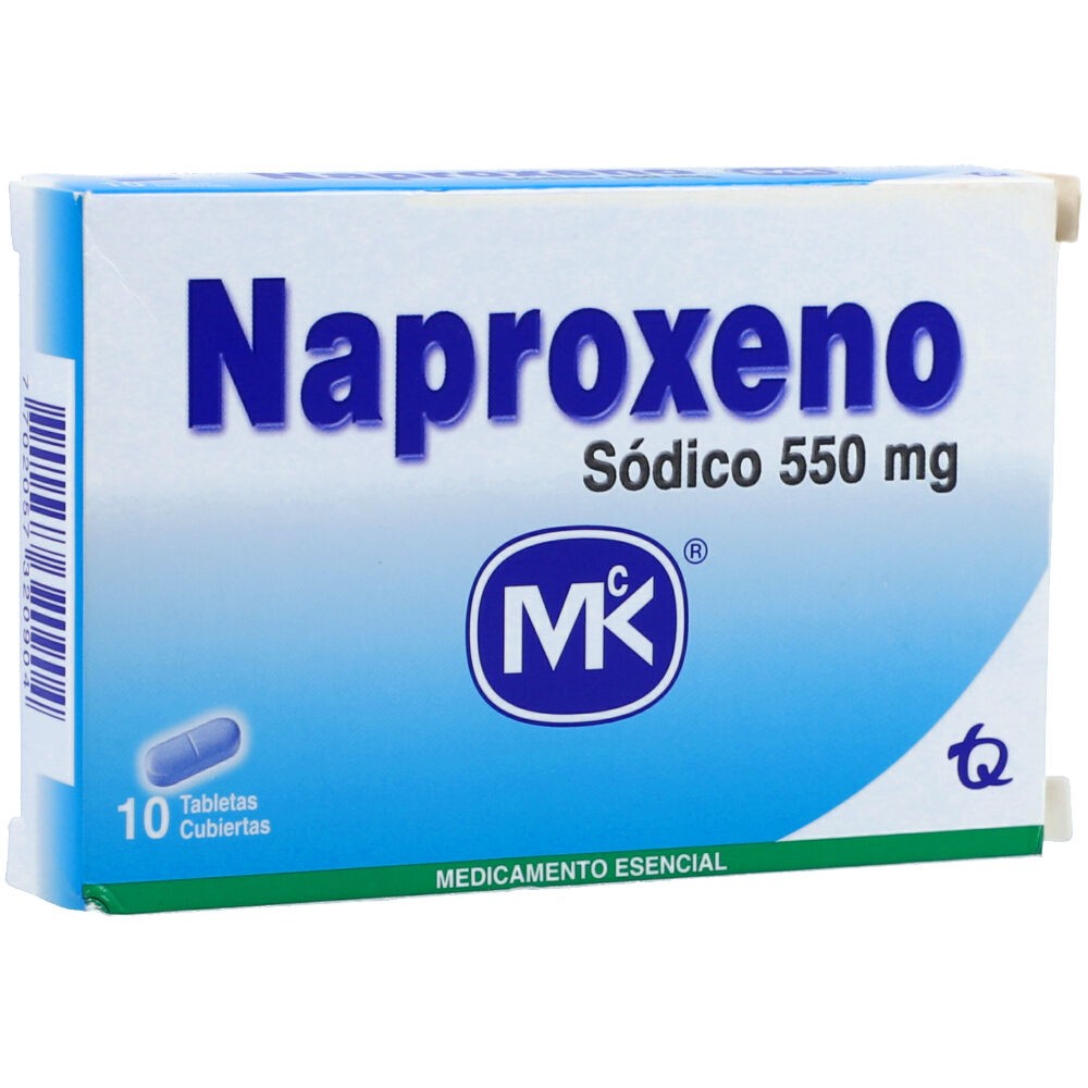 NAPROXENO  SODICO 550 MG X 10 TBL