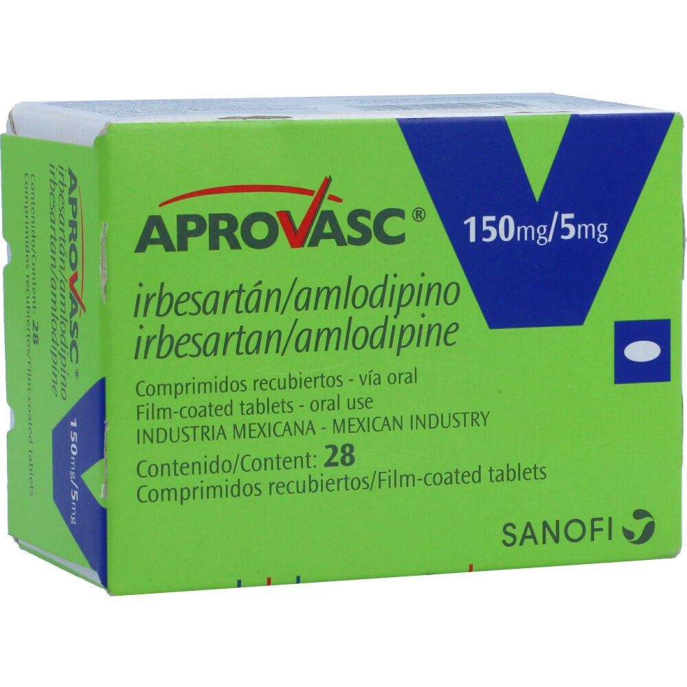 APROVASC 150MG/5MG X 28 COMPRIMIDOS
