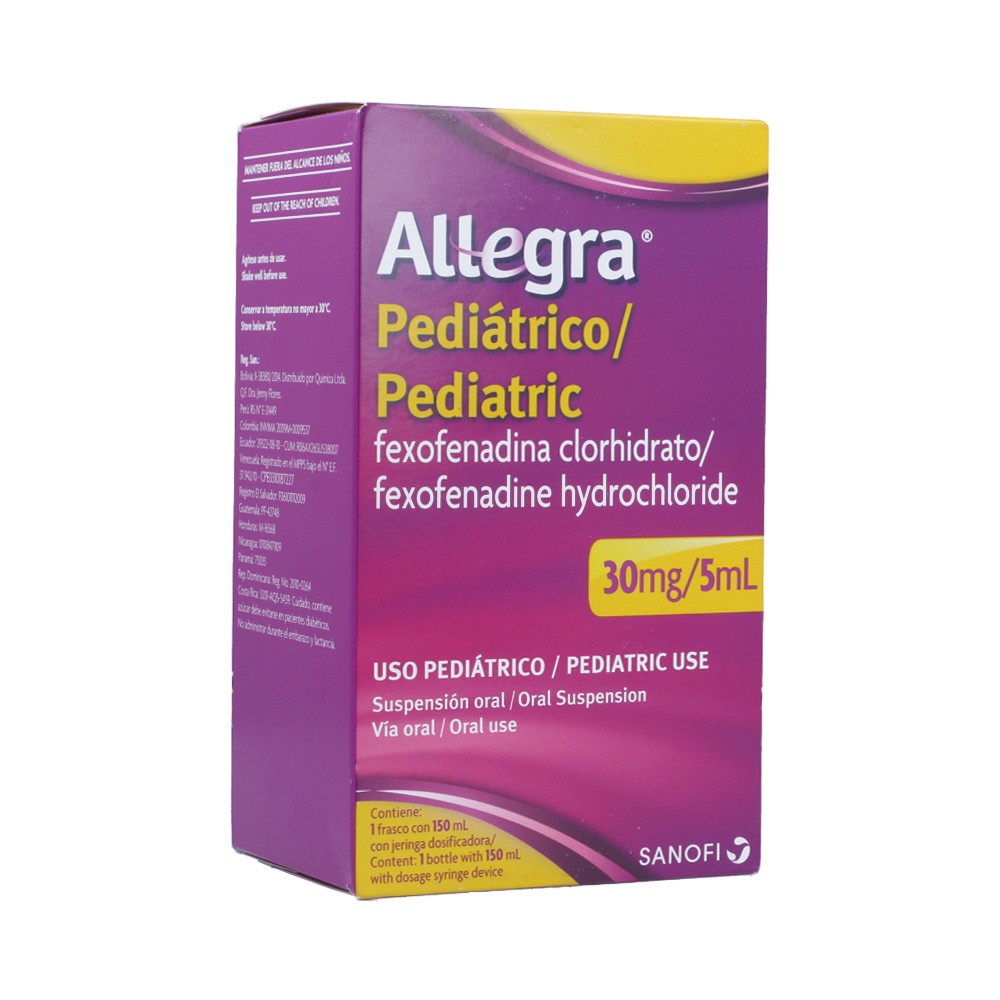 ALLEGRA SUSP PEDI30MG/5MLX150ML