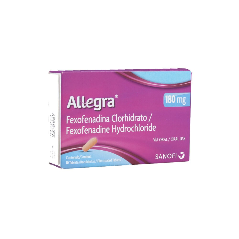 ALLEGRA 180 MG X 10 COMP