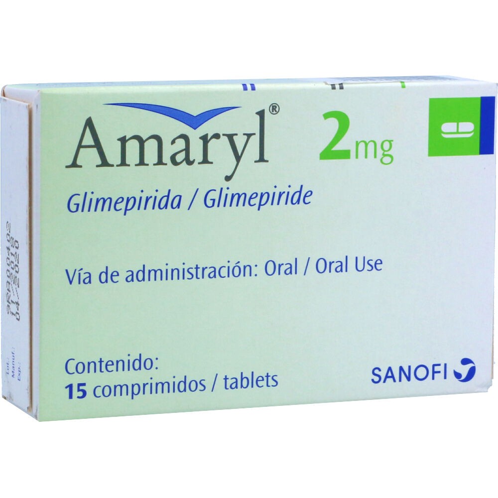AMARYL 2 MG X 15 COMP (COD 122)  (REGULADO)