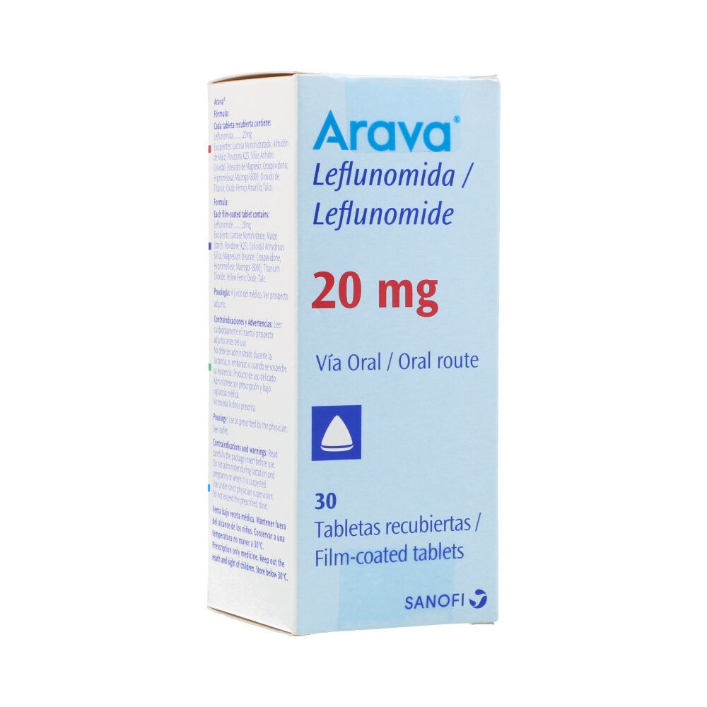 ARAVA 20 MG X 30 TAB REGULADO