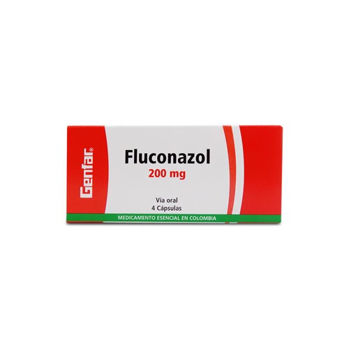 FLUCONAZOL 200 MG X 4 CAP