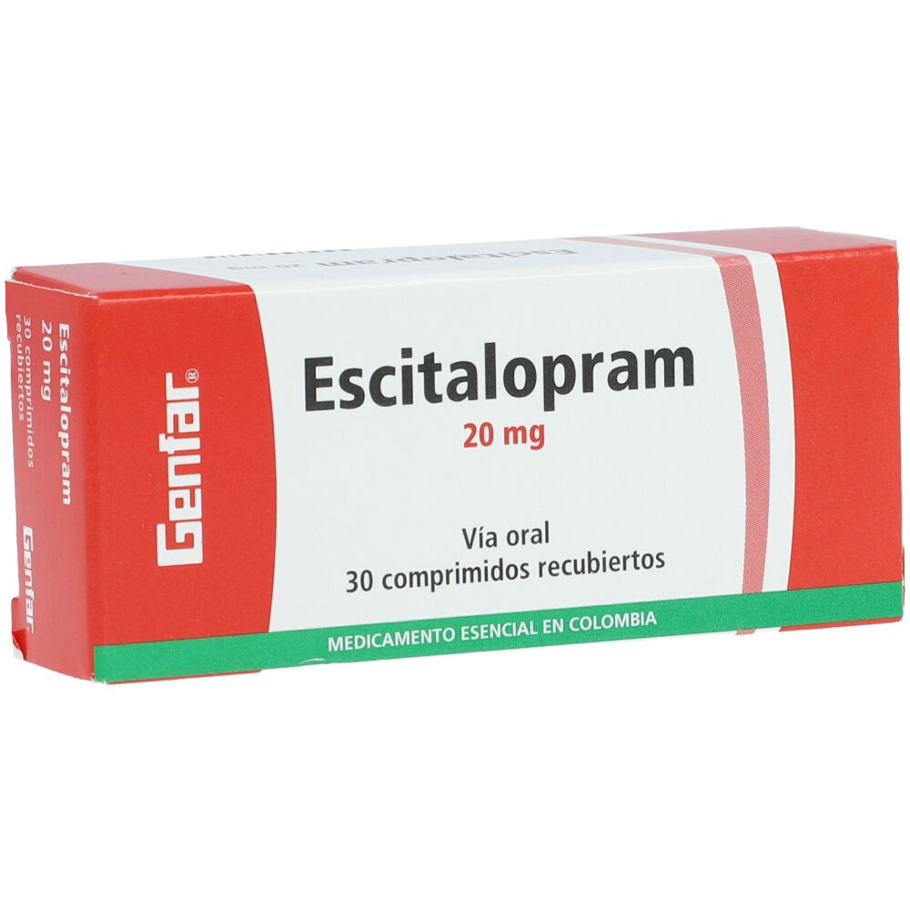 ESCITALOPRAM 20 MG X 30 COMP RECUB