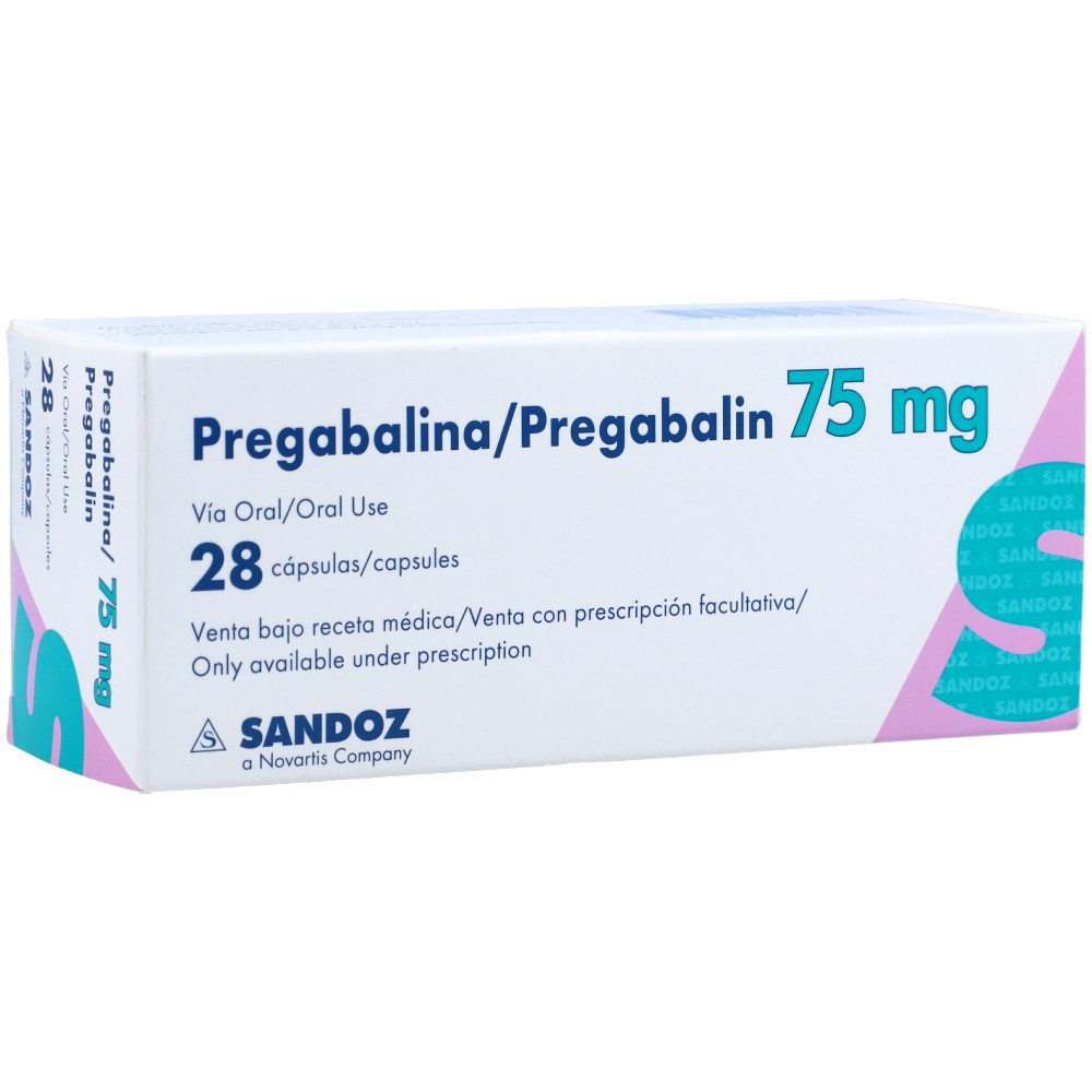 PREGABALINA 75 MG X 28 CAP
