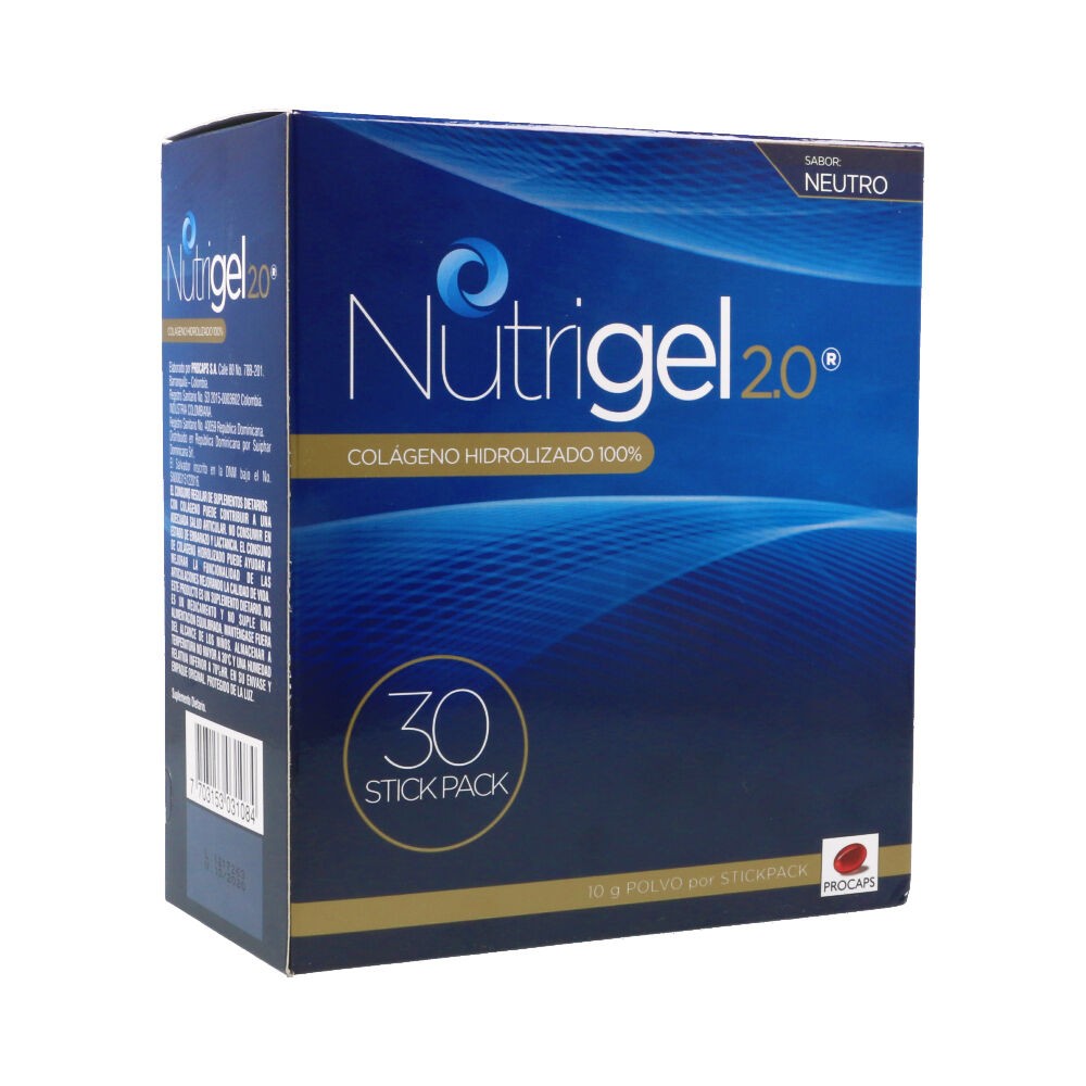 NUTRIGEL 2.0 NEUTRO X 30 SOB