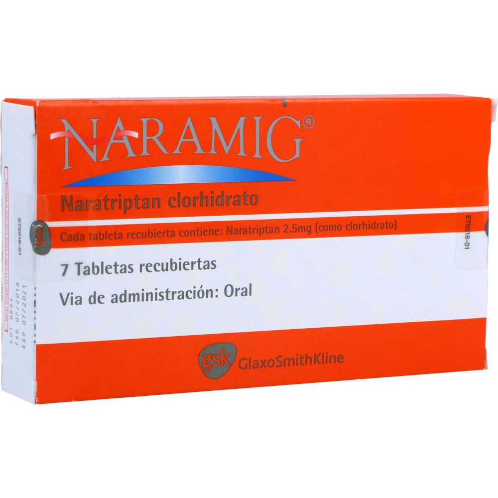 NARAMIG 2.5 MG X 7 TAB (REGULADO)