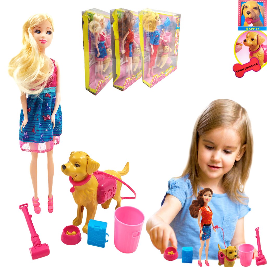 Muñeca Juguete Tipo Barbie Accesorios Hermosa Didactica