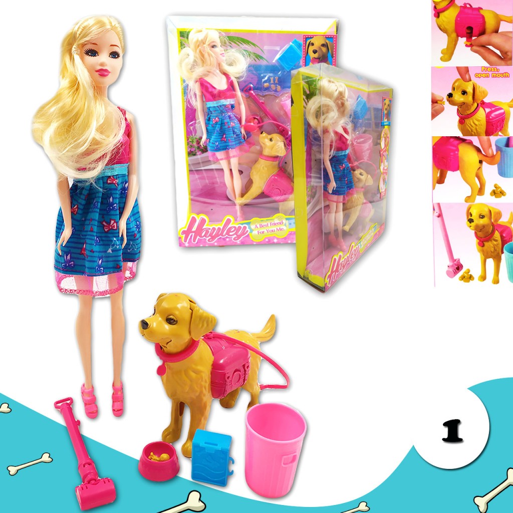 Muñeca Juguete Tipo Barbie Accesorios Hermosa Didactica