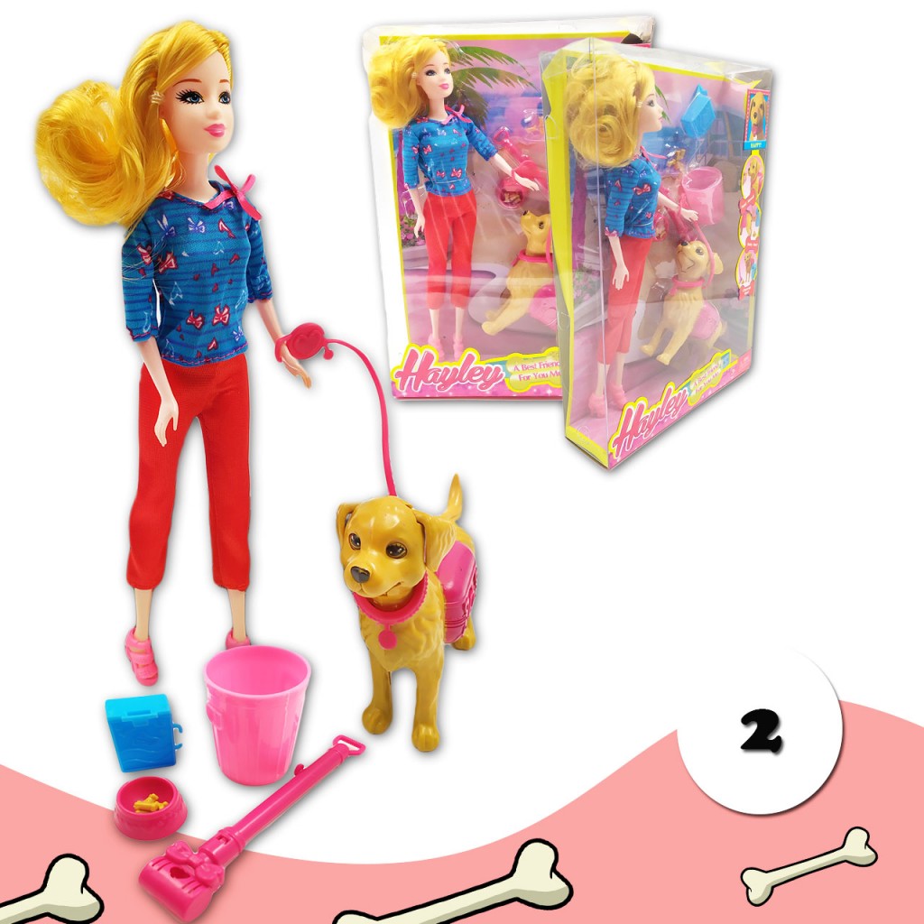 Muñeca Juguete Tipo Barbie Accesorios Hermosa Didactica