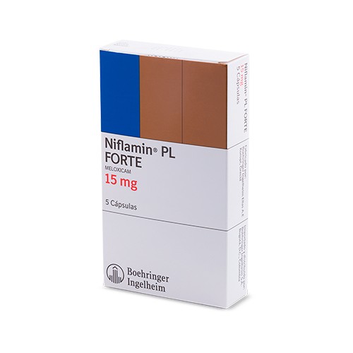 NIFLAMIN PL FORTE 15 MG X 5 CAP