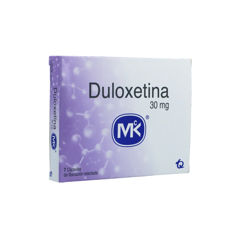DULOXETINA  30MG X  7 CAPS REGULADO