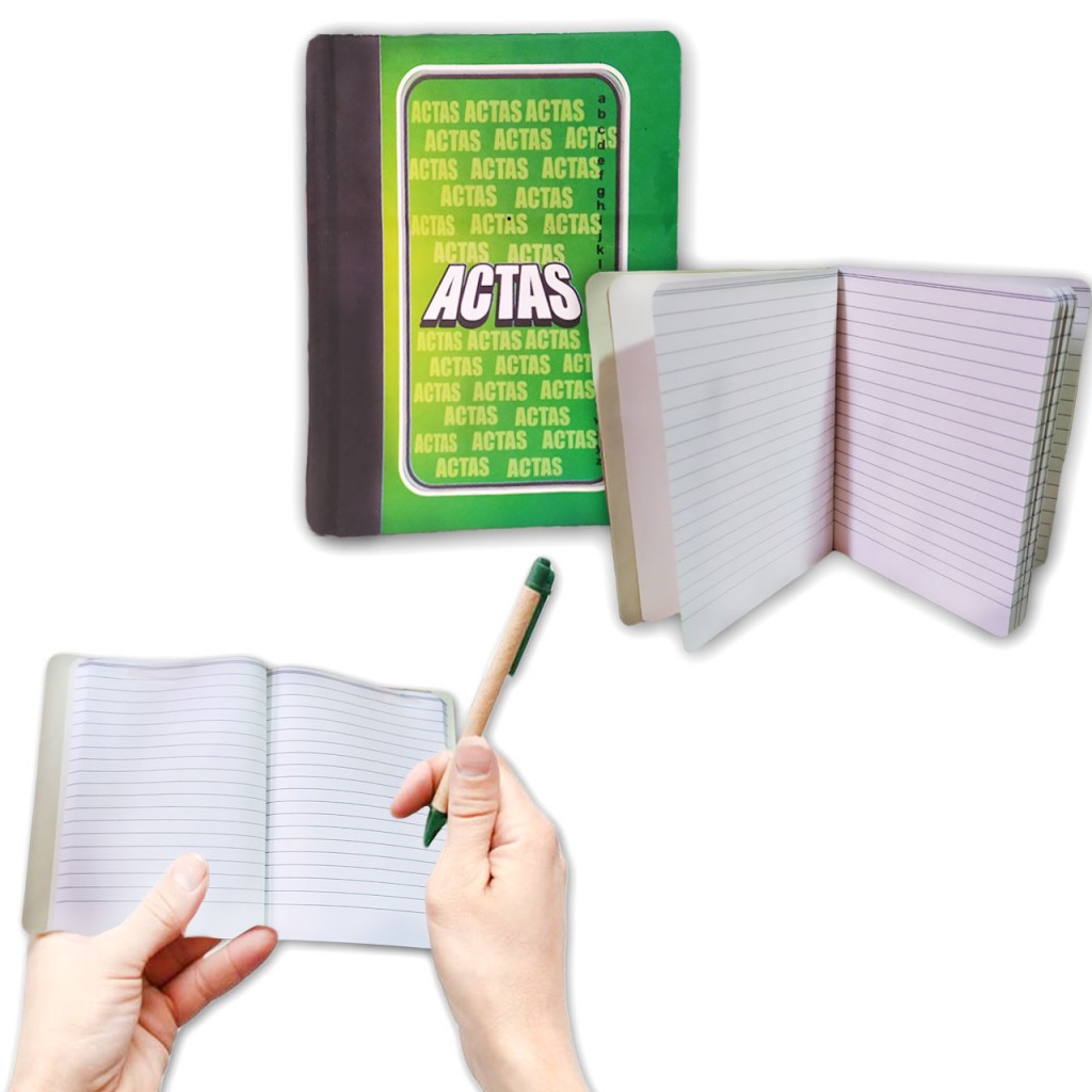 Cuaderno Actas Mini Libreta Papeleria
