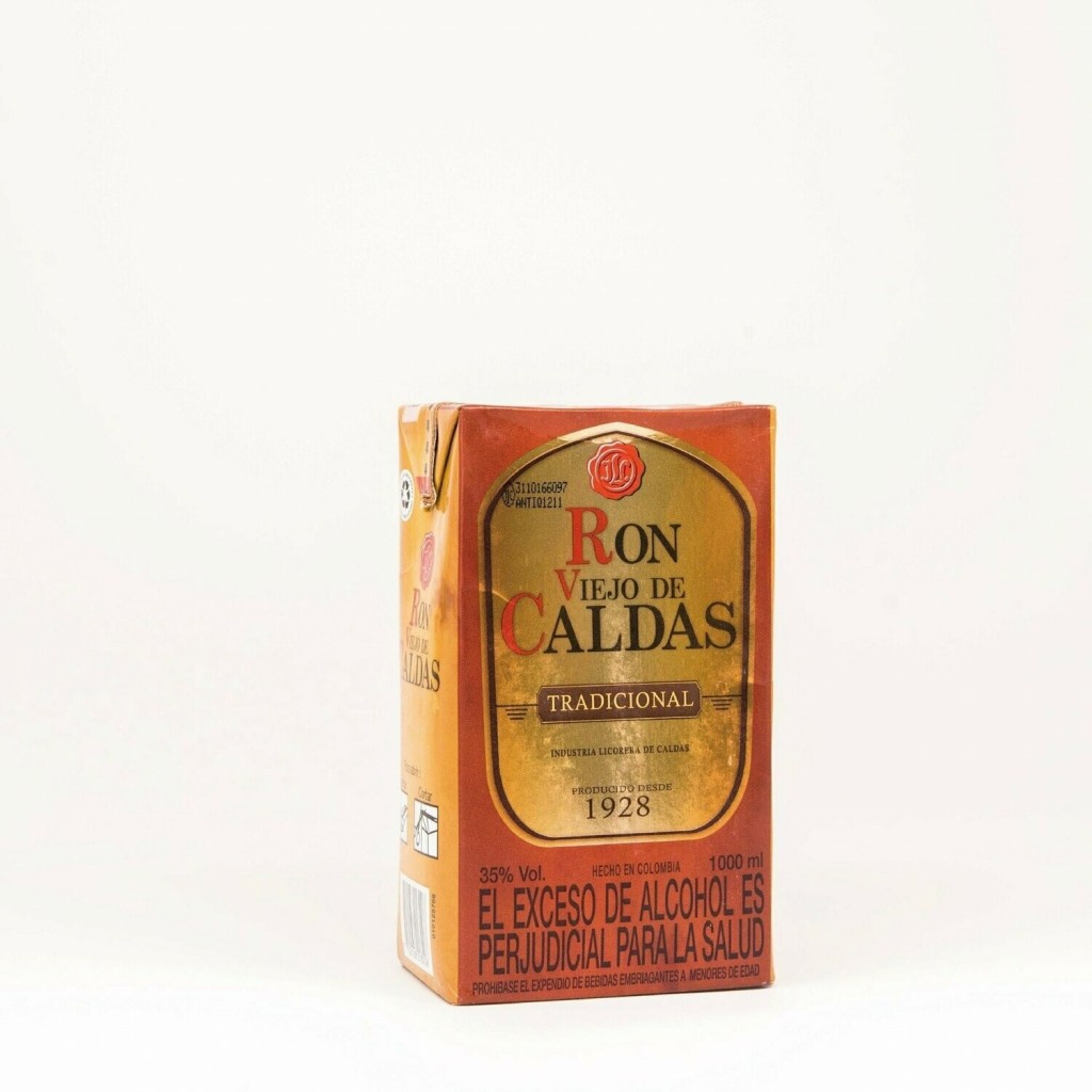 Ron Viejo de Caldas 3 años litro tetra 1000 ml - Rones