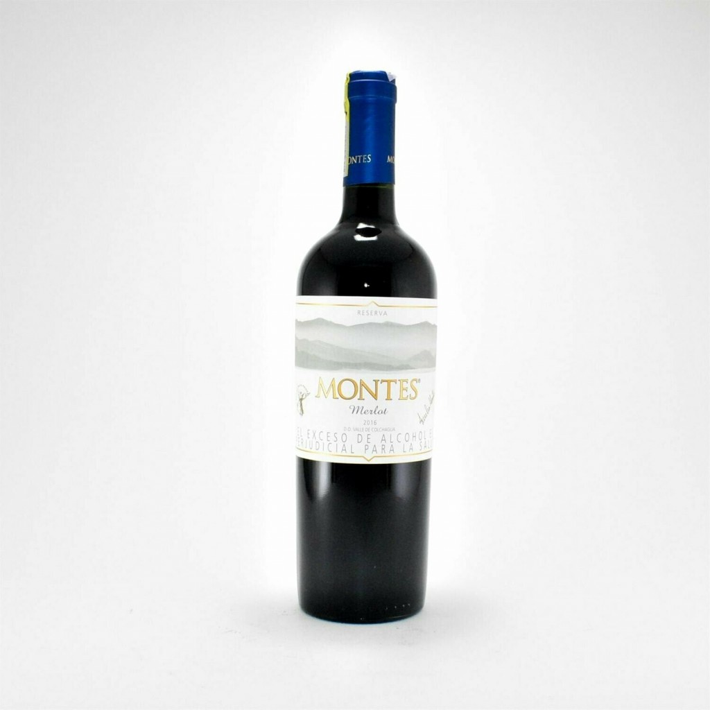 Vino Montes Reserva Merlot Botella 750 ml - Vinos Chilenos
