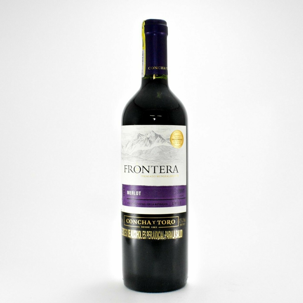 Vino La Frontera Merlot Botella - Vinos Chilenos