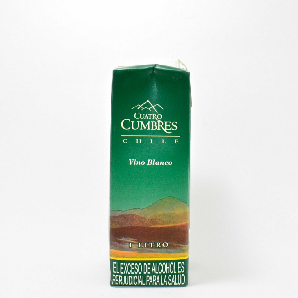 Vino Cuatro Cumbres Blanco Litro - Vinos en caja